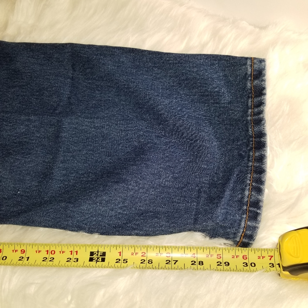 Levi 505 Men's Jeans sz 38x32 True sz 37x30 - Picture 7 of 8